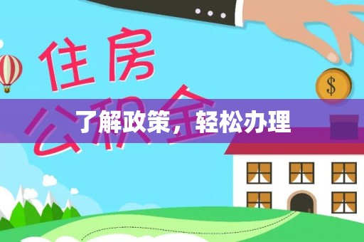 小金了解政策，轻松办理