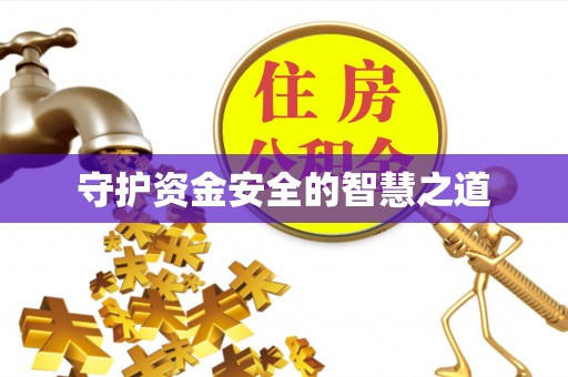 小金守护资金安全的智慧之道