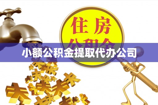 小金小额公积金提取代办公司